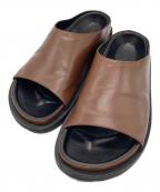 STUDIO NICHOLSONスタジオ ニコルソン）の古着「Spring SLIDE SANDAL」｜ブラウン