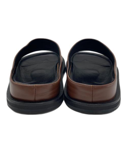 STUDIO NICHOLSON（スタジオ ニコルソン）STUDIO NICHOLSON (スタジオ ニコルソン) Spring SLIDE SANDAL ブラウン サイズ:40の古着・服飾アイテム