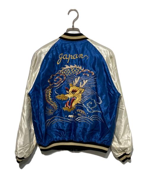 東洋エンタープライズ（トウヨウエンタープライズ）東洋エンタープライズ (トウヨウエンタープライズ) Mid 1950s Style Acetate Souvenir Jacket ブラック×ブルー サイズ:Mの古着・服飾アイテム