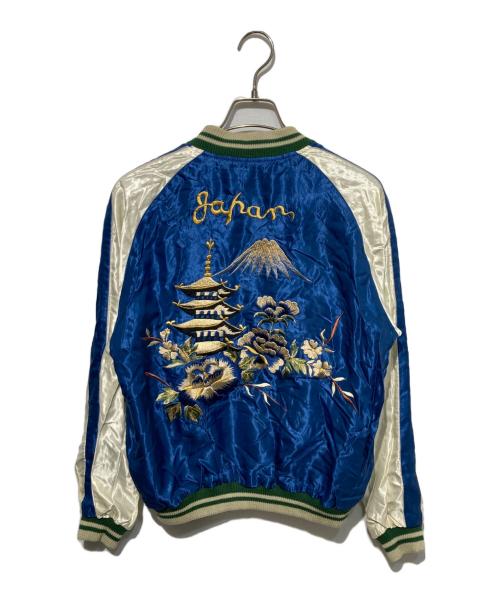 東洋エンタープライズ（トウヨウエンタープライズ）東洋エンタープライズ (トウヨウエンタープライズ) Early 1950s Style Acetate Souvenir Jacket ピンク×ブルー サイズ:Mの古着・服飾アイテム