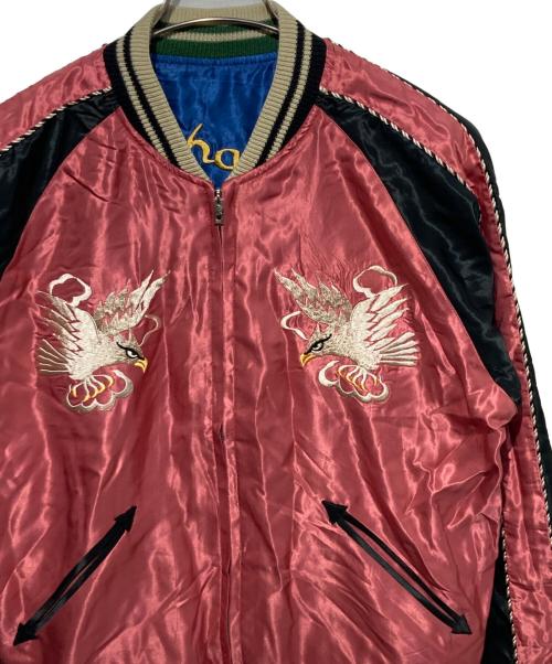 東洋エンタープライズ（トウヨウエンタープライズ）東洋エンタープライズ (トウヨウエンタープライズ) Early 1950s Style Acetate Souvenir Jacket ピンク×ブルー サイズ:Mの古着・服飾アイテム