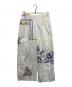 Freada（フリーダ）の古着「アソートデザインヴィンテージパッチワーク刺繍パンツ」｜ホワイト