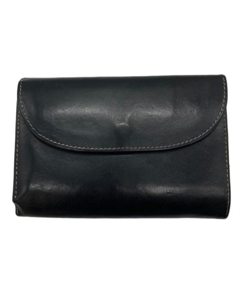 Whitehouse Cox（ホワイトハウスコックス）Whitehouse Cox (ホワイトハウスコックス) 3FOLD WALLET ブラックの古着・服飾アイテム