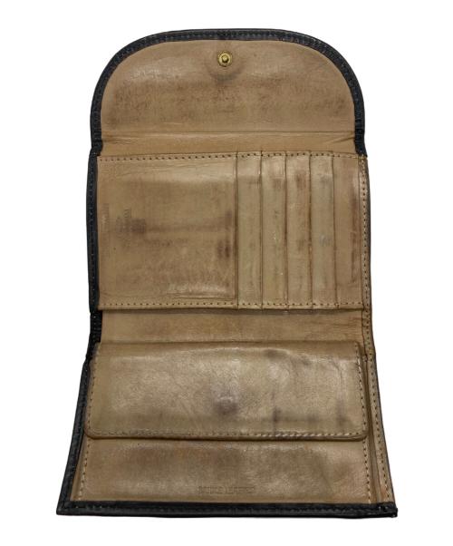 Whitehouse Cox（ホワイトハウスコックス）Whitehouse Cox (ホワイトハウスコックス) 3FOLD WALLET ブラックの古着・服飾アイテム