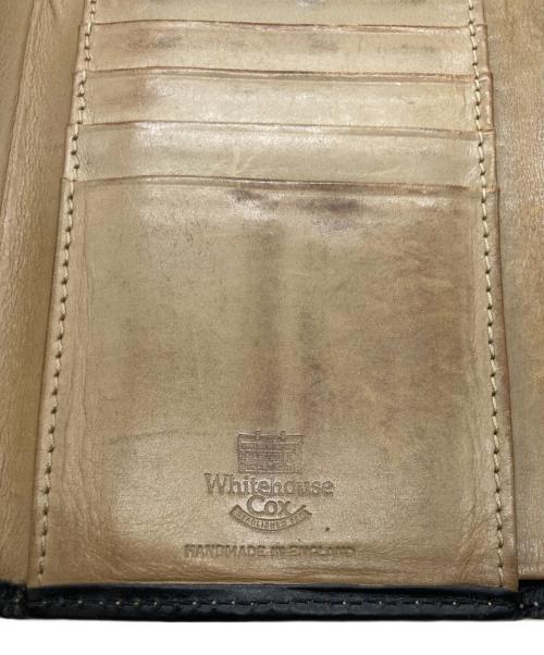 Whitehouse Cox（ホワイトハウスコックス）Whitehouse Cox (ホワイトハウスコックス) 3FOLD WALLET ブラックの古着・服飾アイテム
