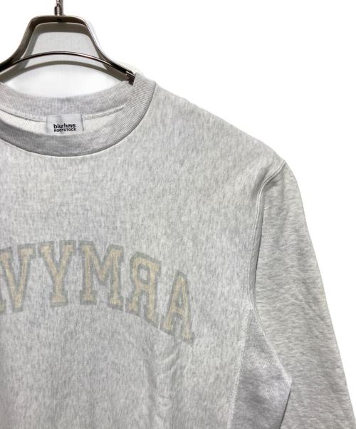 blurhms ROOTSTOCK（ブラームスルーツストック）blurhms ROOTSTOCK (ブラームスルーツストック) カレッジロゴスウェット グレー サイズ:freeの古着・服飾アイテム