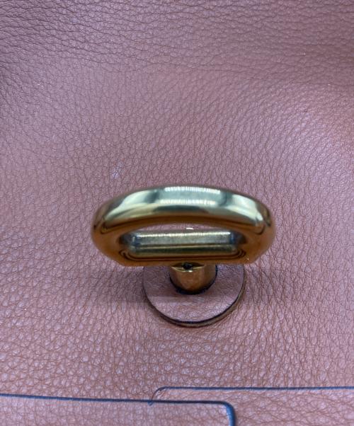 ANDREA MABIANI（アンドレアマビアーニ）ANDREA MABIANI (アンドレアマビアーニ) レザーフラップ2WAYバッグ ブラウンの古着・服飾アイテム