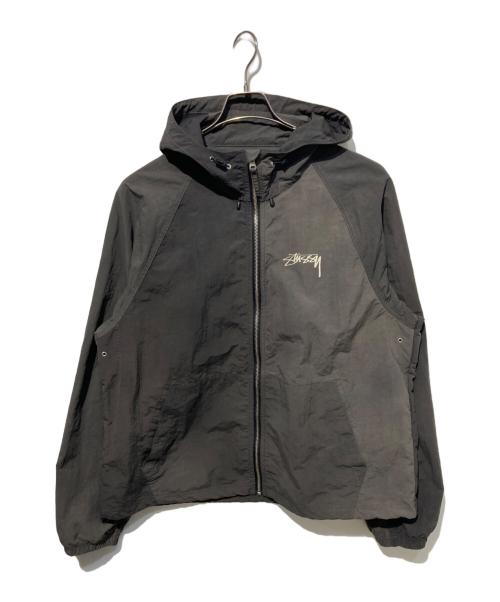 stussy（ステューシー）stussy (ステューシー) BEACH SHELL WAVE DYE グレー サイズ:Mの古着・服飾アイテム