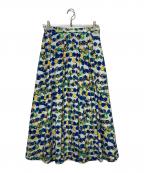 HERALBONYヘラルボニー）の古着「フレアスカート「タイトル不明」」｜ブルー