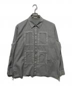 HERALBONYヘラルボニー）の古着「ISAIシャツ」｜グレー