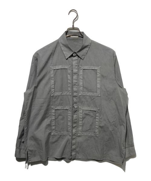HERALBONY（ヘラルボニー）HERALBONY (ヘラルボニー) ISAIシャツ グレー サイズ:2の古着・服飾アイテム