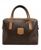 CELINEセリーヌ）の古着「オールドマカダムボストンバッグ」｜ブラウン