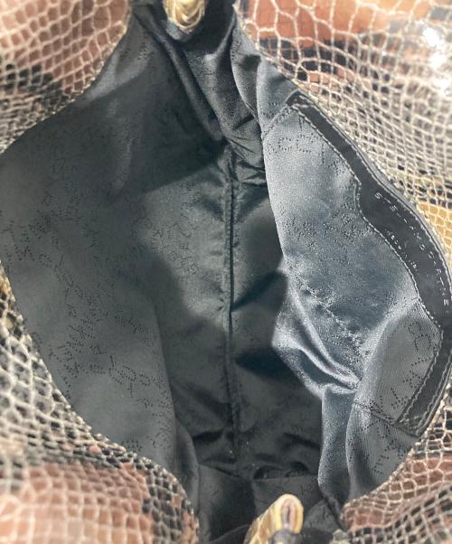 STELLA McCARTNEY（ステラマッカートニー）STELLA McCARTNEY (ステラマッカートニー) パイソンショルダーバッグ ブラウンの古着・服飾アイテム