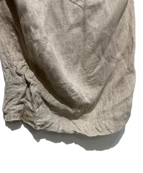 s'yte（サイト）s'yte (サイト) リネンツイードプリーツテーパードパンツ ベージュ サイズ:3の古着・服飾アイテム