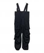 s'yteサイト）の古着「P/e Stretch Twill Zip Pocket Parachute Deck Pants」｜ブラック