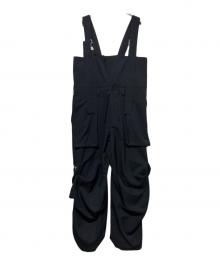s'yte（サイト）の古着「P/e Stretch Twill Zip Pocket Parachute Deck Pants」｜ブラック