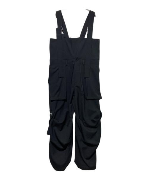 s'yte（サイト）s'yte (サイト) P/e Stretch Twill Zip Pocket Parachute Deck Pants ブラック サイズ:Lの古着・服飾アイテム
