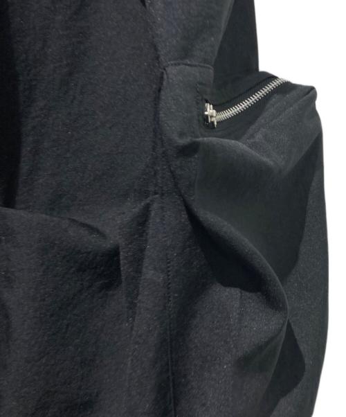 s'yte（サイト）s'yte (サイト) P/e Stretch Twill Zip Pocket Parachute Deck Pants ブラック サイズ:Lの古着・服飾アイテム