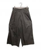 GROUND Yグラウンドワイ）の古着「ワイドパンツ」｜グリーン