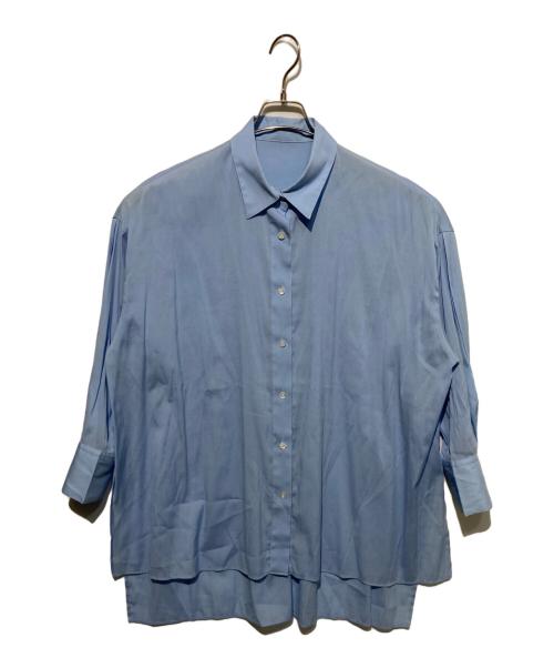 LE PHIL（ル フィル）LE PHIL (ル フィル) バックプリーツシャツ ブルー サイズ:Freeの古着・服飾アイテム