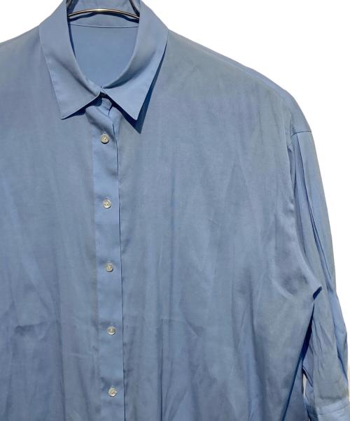 LE PHIL（ル フィル）LE PHIL (ル フィル) バックプリーツシャツ ブルー サイズ:Freeの古着・服飾アイテム