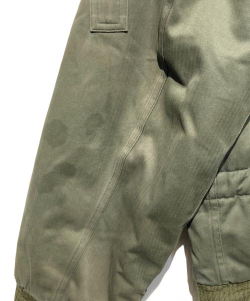 French Army（フランス軍）French Army (フレンチアーミー) パイロットジャケット グリーン サイズ:77/79の古着・服飾アイテム