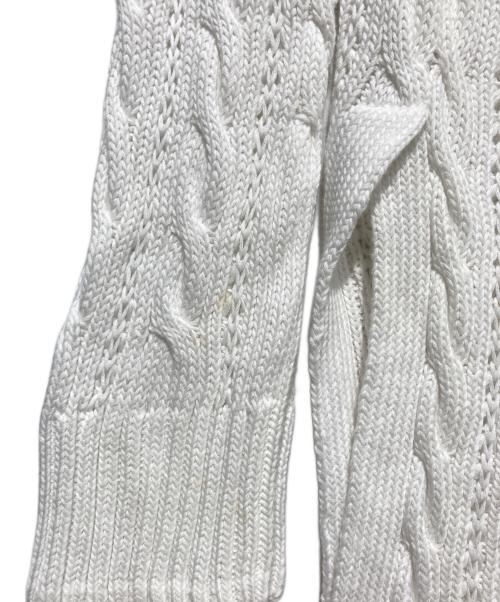 POLO RALPH LAUREN（ポロ・ラルフローレン）POLO RALPH LAUREN (ポロ・ラルフローレン) コットンロングカーディガン ホワイト サイズ:不明の古着・服飾アイテム