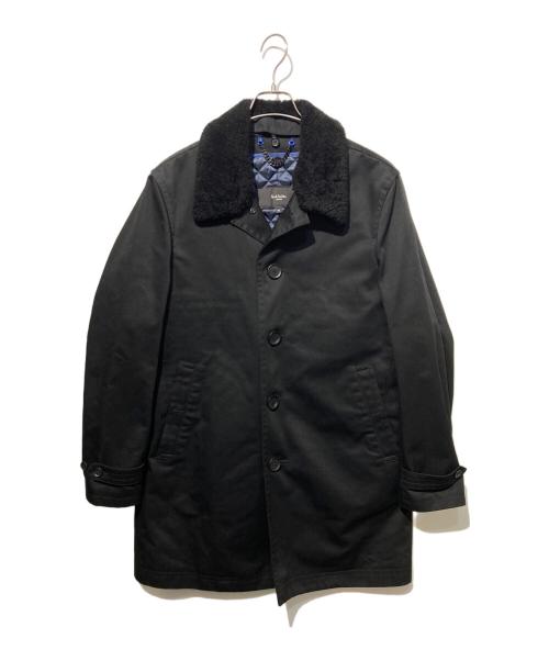 PAUL SMITH（ポールスミス）Paul Smith (ポールスミス) ライナー付ステンカラーコート ブラック サイズ:Mの古着・服飾アイテム