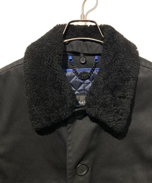 PAUL SMITH（ポールスミス）Paul Smith (ポールスミス) ライナー付ステンカラーコート ブラック サイズ:Mの古着・服飾アイテム
