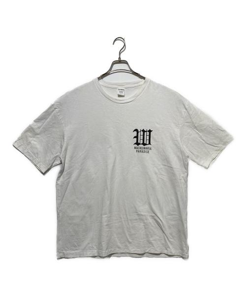 WACKO MARIA（ワコマリア）WACKO MARIA (ワコマリア) WASHED HEAVY CREW NECK T-SHIRT ホワイト サイズ:Lの古着・服飾アイテム
