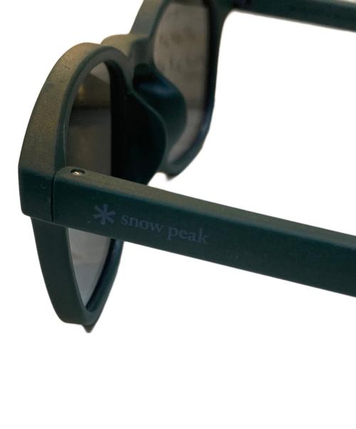 JIN'S（ジンズ）JIN'S (ジンズ) snow peak (スノーピーク) Rubber SUNGLASSES サイズ:53.4□19.0の古着・服飾アイテム