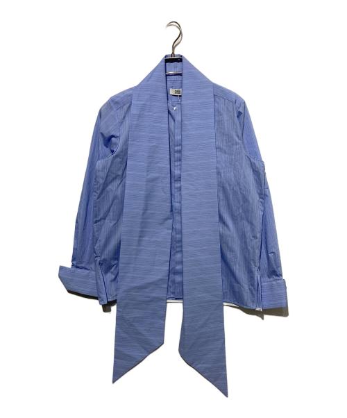 newnow（ニューナウ）newnow (ニューナウ) Cotton Tie Shirt スカイブルー サイズ:Sの古着・服飾アイテム