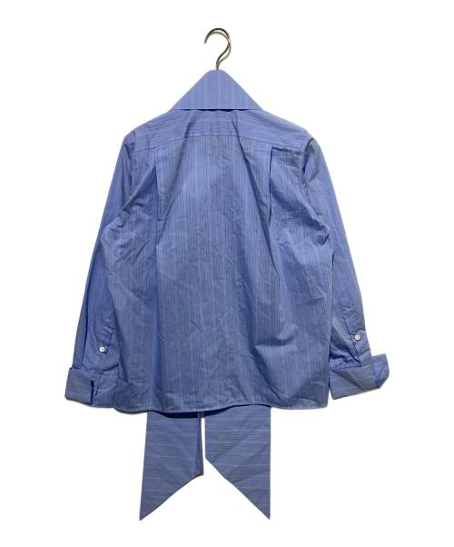 newnow（ニューナウ）newnow (ニューナウ) Cotton Tie Shirt スカイブルー サイズ:Sの古着・服飾アイテム