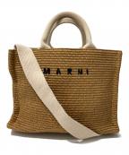 MARNIマルニ）の古着「east-west スモール トートバッグ」｜ベージュ