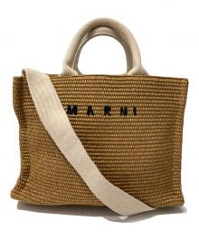 MARNI（マルニ）の古着「east-west スモール トートバッグ」｜ベージュ