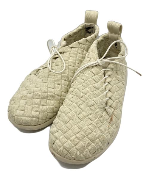 BOTTEGA VENETA（ボッテガベネタ）BOTTEGA VENETA (ボッテガベネタ) イントレチャートプラットホームスニーカー ベージュ サイズ:42の古着・服飾アイテム
