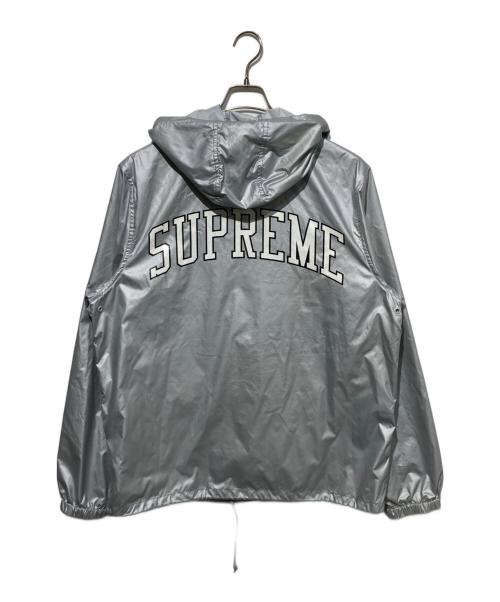 SUPREME（シュプリーム）Supreme (シュプリーム) Champion (チャンピオン) Half Zip Windbreaker シルバー サイズ:Lの古着・服飾アイテム