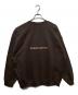 cabaret poval (キャバレーポバール) Noプリントスウェット ブラウン サイズ:XXL：7000円