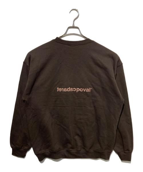 Cabaret Poval（キャバレーポバール）cabaret poval (キャバレーポバール) Noプリントスウェット ブラウン サイズ:Lの古着・服飾アイテム