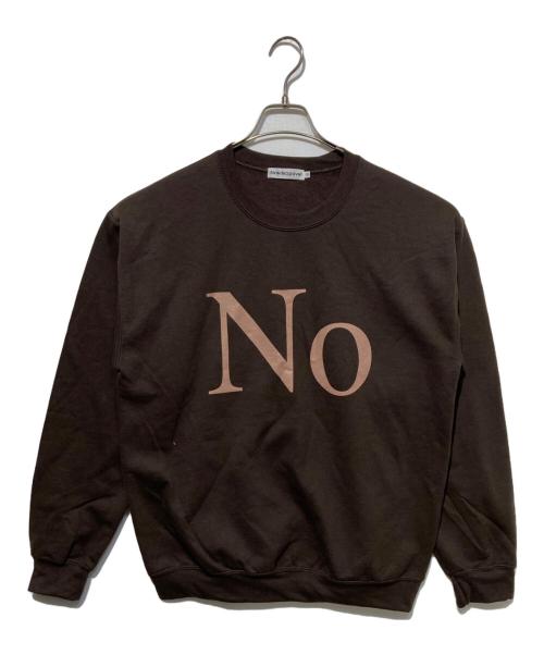 Cabaret Poval（キャバレーポバール）cabaret poval (キャバレーポバール) Noプリントスウェット ブラウン サイズ:Mの古着・服飾アイテム