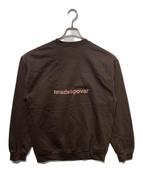 Cabaret Poval（キャバレーポバール）cabaret poval (キャバレーポバール) Noプリントスウェット ブラウン サイズ:Mの古着・服飾アイテム