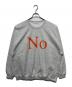 cabaret poval（キャバレーポバール）の古着「Noプリントスウェット」｜グレー