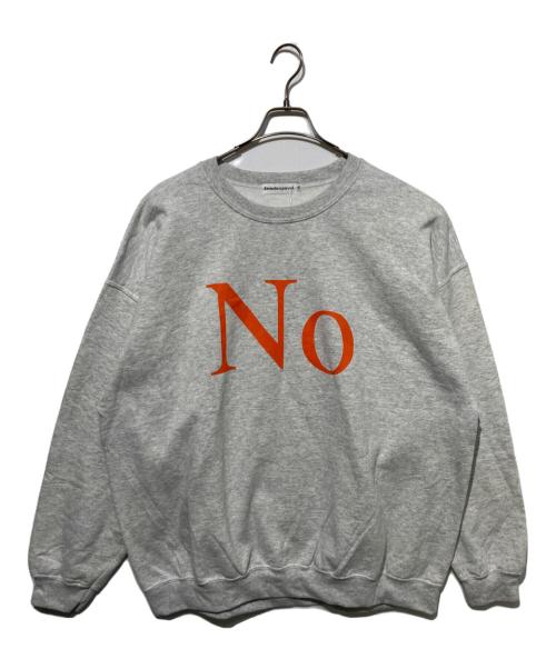 Cabaret Poval（キャバレーポバール）cabaret poval (キャバレーポバール) Noプリントスウェット グレー サイズ:XXLの古着・服飾アイテム