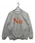 cabaret poval（キャバレーポバール）の古着「Noプリントスウェット」｜グレー