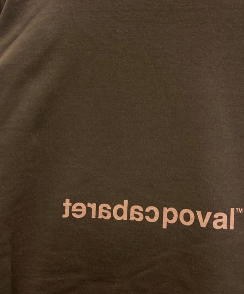 Cabaret Poval（キャバレーポバール）Cabaret Poval (キャバレーポバール) Noプリントスウェット ブラウン サイズ:XXLの古着・服飾アイテム