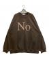 Cabaret Poval（キャバレーポバール）の古着「Noプリントスウェット」｜ブラウン