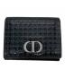 Christian Dior（クリスチャン ディオール）の古着「パテントレザーコンパクトウォレット」｜ブラック