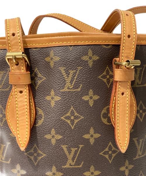 LOUIS VUITTON（ルイ ヴィトン）LOUIS VUITTON (ルイ ヴィトン) バケットPMトートバッグ ブラウンの古着・服飾アイテム