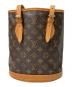LOUIS VUITTON (ルイ ヴィトン) バケットPMトートバッグ ブラウン：40000円