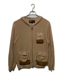Barbour×TO KI TO（バブアー×トキト）の古着「ダブルジップ パーカー」｜ベージュ